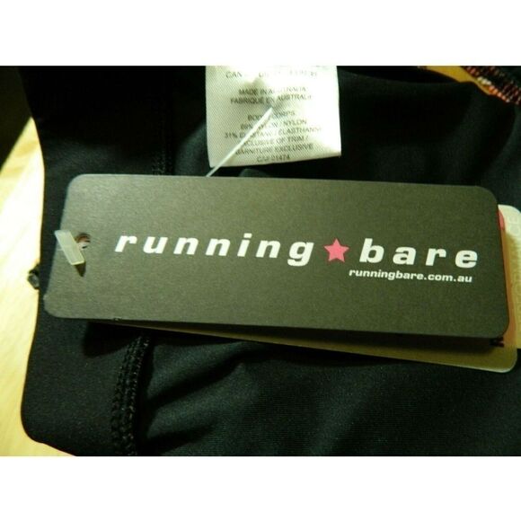 Running Bare Zip Crop Maggie Sports Bra Size 6/8 - Picture 7 of 8